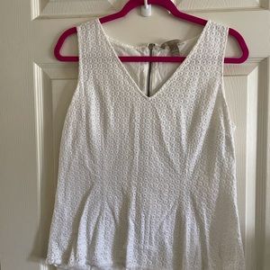 Banana Republic, embroidered top